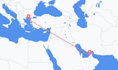 Vluchten van Dubai, Verenigde Arabische Emiraten naar Lemnos, Griekenland