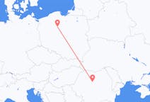 Flyg från Bydgoszcz, Polen till Târgu Mureș, Rumänien