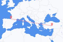 Flights from Biarritz, France to Nevşehir, Turkey