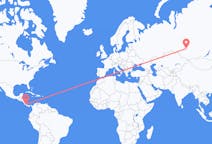 Flights from San José, Costa Rica to Tomsk, Russia