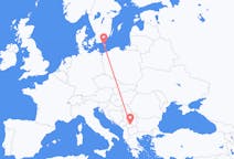 Flyg från Pristina, Kosovo till Bornholm, Danmark