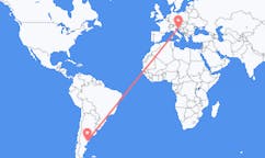 Flyreiser fra Puerto Madryn, til Rijeka