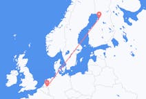 Vluchten van Oulu, Finland naar Eindhoven, Nederland
