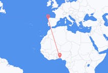 Flyg från Lagos, Nigeria till Vigo, Spanien