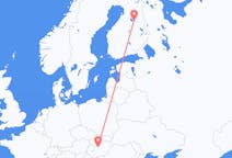 Flights from Budapest, Hungary to Kajaani, Finland