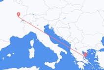 Flights from Dole, France to Skiathos, Greece