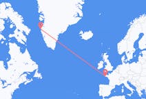 Flights from Quimper, France to Sisimiut, Greenland