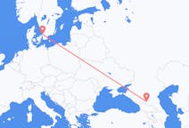 Flights from Nalchik, Russia to Ängelholm, Sweden