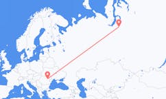 Flights from Novy Urengoy, Russia to Bacău, Romania