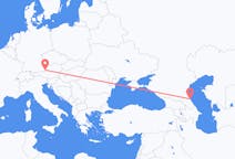 Flyrejser fra Makhatjkala, Rusland til Salzburg, Østrig