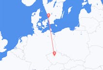 Flights from Angelholm to Prague
