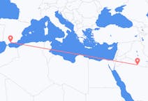 Flyreiser fra Rafha, Saudi-Arabia til Málaga, Spania