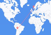 Flights from Cochabamba, Bolivia to Haugesund, Norway