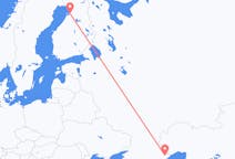 Fly fra Astrakhan til Uleåborg
