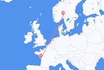 Flyg från Oslo, Norge till La Rochelle, Frankrike