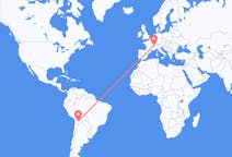 Flyg från Uyuni, Bolivia till Genève, Schweiz