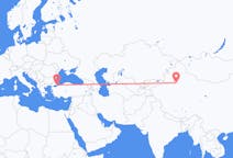 Flyrejser fra Korla, Kina til Istanbul, Tyrkiet