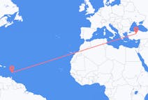 Flights from Saint Lucia to Ankara
