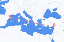 出发地 土耳其出发地 哈塔伊省目的地 西班牙巴塞罗那的航班