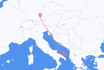 Flyg från München, Tyskland till Brindisi, Italien