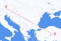 出发地 土耳其出发地 開塞利目的地 奥地利萨尔茨堡的航班