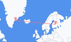Flights from Tasiilaq to Kuopio