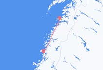 Voos de Brønnøysund, Noruega para Bodø, Noruega
