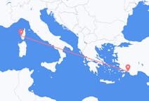 Flüge von Dalaman, die Türkei nach Ajaccio, Frankreich