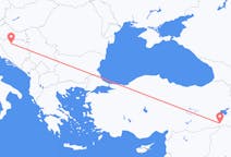 Fly fra Banja Luka til Şırnak (Şırnak Provins)