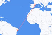 Flyreiser fra Aracaju, Brasil til Castelló de la Plana, Spania