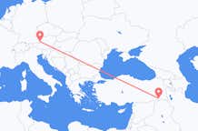 Flyrejser fra Şırnak (Şırnak Provins) til Salzburg