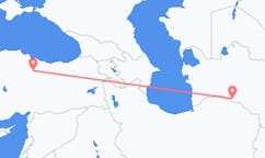 Loty z Aszchabad, Turkmenistan do Tokata, Turcja