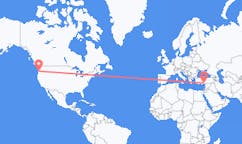 Flyrejser fra Portland til Adana