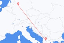 Fly fra Ohrid til Paderborn
