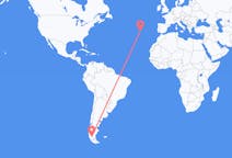 Flights from Puerto Natales to Ponta Delgada