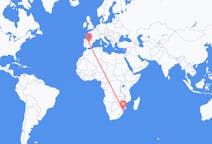 Flyrejser fra Maputo, Mozambique til Madrid, Spanien