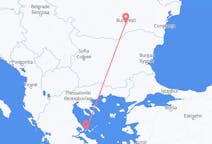出发地 罗马尼亚出发地 布加勒斯特目的地 希腊斯基亚索斯的航班