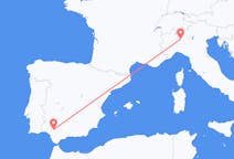 Flyg från Milano, Italien till Sevilla, Spanien