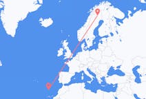 Flights from Funchal, Portugal to Gällivare, Sweden