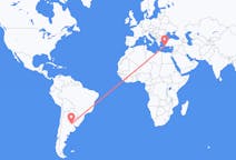 Flights from Rosario, Argentina to Rhodes, Greece