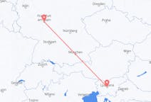 Flights from Ljubljana, Slovenia to Frankfurt, Germany