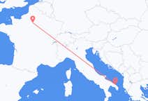 Flyreiser fra Brindisi, Italia til Paris, Frankrike