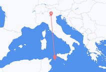Flug frá Pantelleria, Ítalíu til Verona, Ítalíu