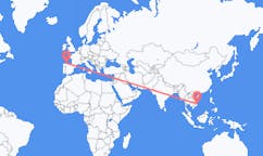 Flights from Nha Trang to Santiago del Monte