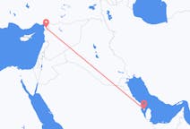 Flyrejser fra Bahrain Island, Bahrain til Hatay Province, Tyrkiet