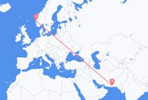 Flights from Turbat, Pakistan to Bergen, Norway