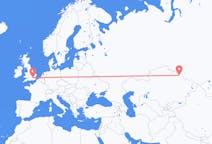 Flyreiser fra Pavlodar, Kasakhstan til London, England