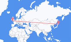Flights from Kushiro, Japan to Newquay, the United Kingdom