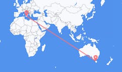 Flyreiser fra Devonport, Australia til Catania, Italia