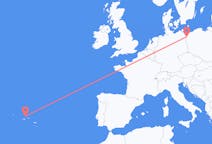 Flights from Szczecin, Poland to Graciosa, Portugal